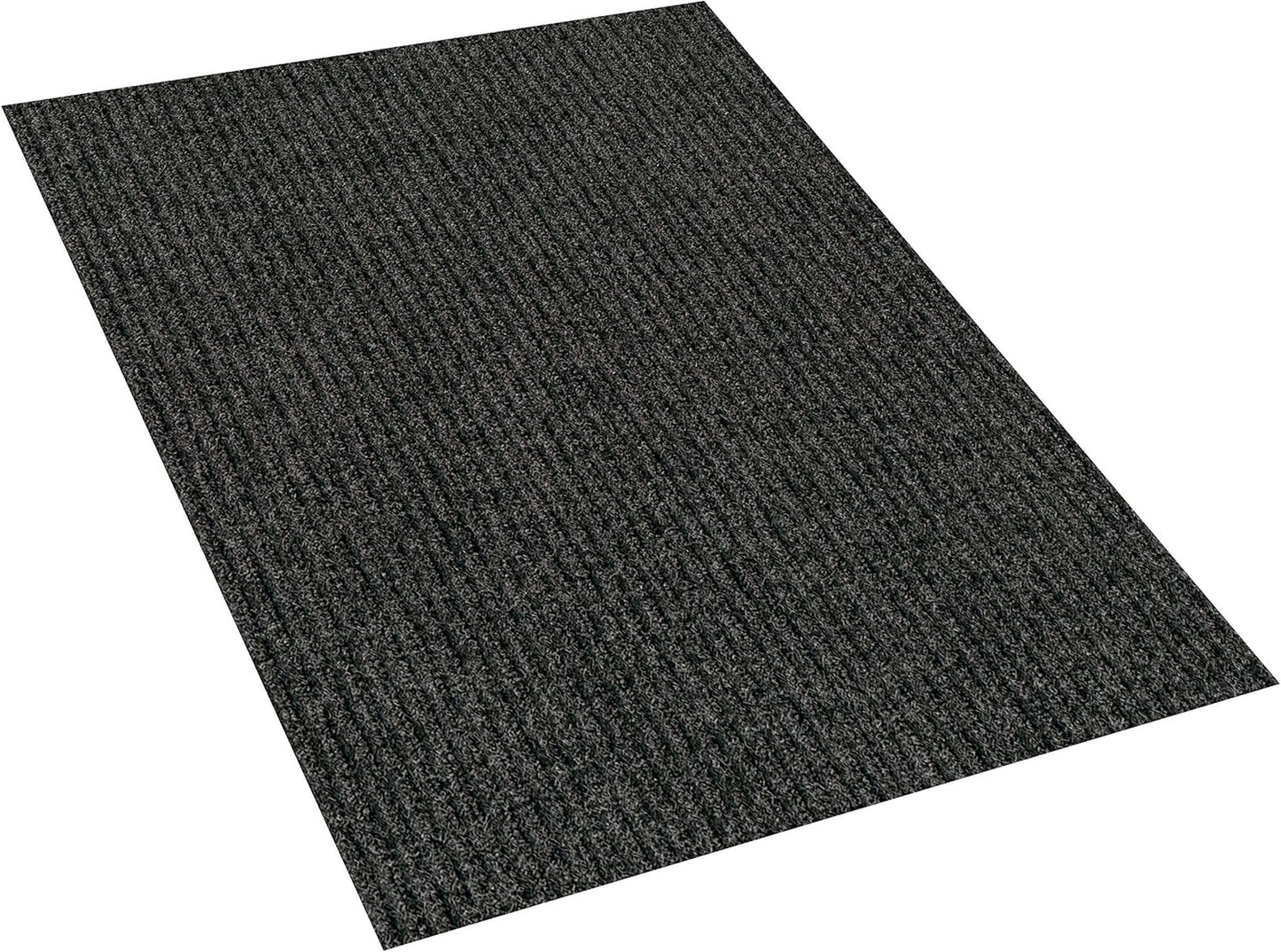 KOECKRITZ Heavy Duty Durable All Weather Indoor/Outdoor Non Slip Entrance Mat Rugs and Runners for Office Business Building Home Garage Front Door (5' x 13', Charcoal)