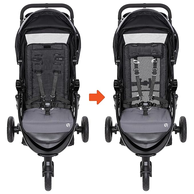 Baby Trend Passport® Seasons All-Terrain Stroller Travel System with EZ-Lift™ Plus Infant Car Seat, Dash Black
